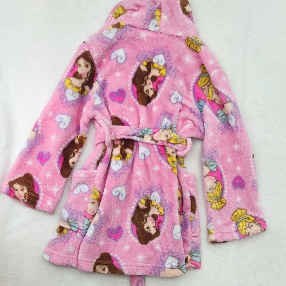 Disney Pink Princess Robe with Unicorn Blanket Set - Picture 4 of 9